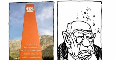 Copertina di La vignetta di Vauro