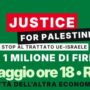 Copertina di Justice for palestine:  gli artisti sul palco