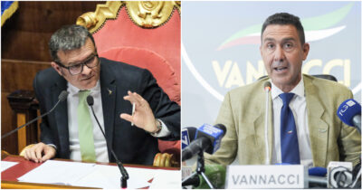 Copertina di Volano stracci a destra, Vannacci attacca Centinaio. E il senatore leghista: “Sono io o la sinistra il suo avversario?”