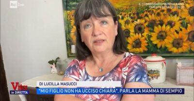 Copertina di “Non sono più certa che Alberto Stasi sia l’assassino di Chiara”: le parole della mamma di Andrea Sempio a la “Vita in Diretta”