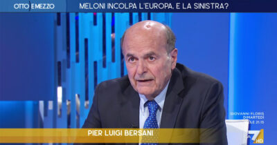 Copertina di Bersani a La7: “I salari sono troppo bassi, ma Meloni non vuole fare una legge sui contratti per non colpire i suoi amici”