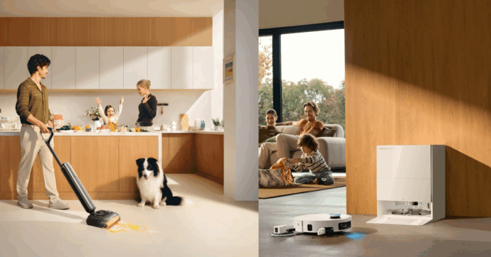 Dreame annuncia la sua nuova gamma di prodotti per la casa: dai robot lavapavimenti al frigorifero, passando per la pet care