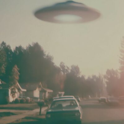 Copertina di “Luminosi, colorati  e velocissimi”: ecco gli Ufo alla Donald