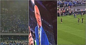 Il ministro Nordio sommerso di fischi dai tifosi allo stadio Maradona: il suo intervento prima de "La Notte dei Leoni"