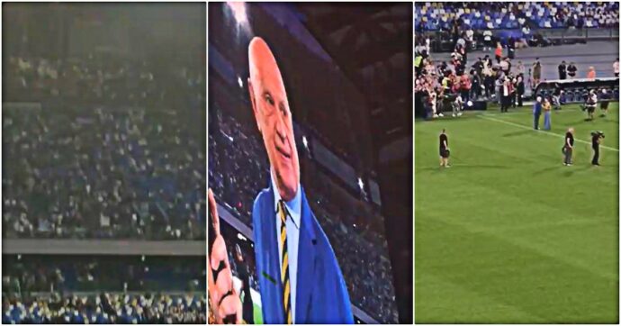 Il ministro Nordio sommerso di fischi dai tifosi allo stadio Maradona: il suo intervento prima de “La Notte dei Leoni”