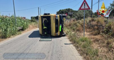 Copertina di Mazara, un’auto contro  lo scuolabus: 17 feriti