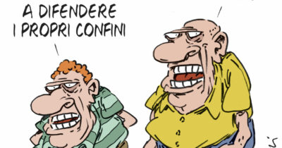 Copertina di La vignetta di Franzaroli