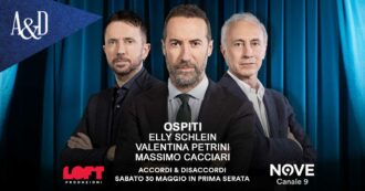 Copertina di Schlein, Petrini e Cacciari ospiti di Luca Sommi ad Accordi&Disaccordi sabato 30 maggio. Con Travaglio e Scanzi