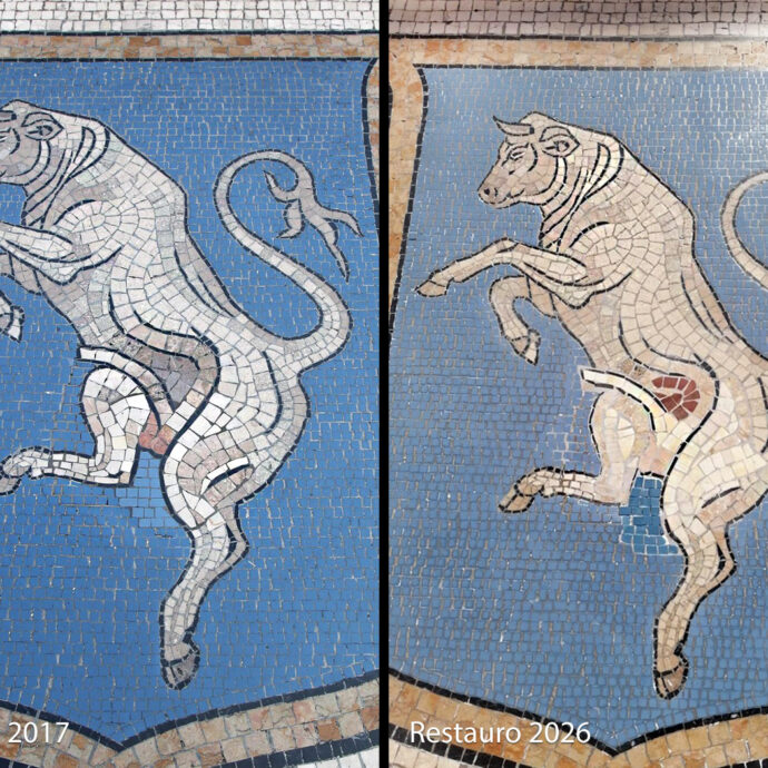 “Altro che toro, è diventato un bue. Adesso i turisti cosa schiacciano?”: spariscono i testi*oli dal mosaico in Galleria a Milano, il “caso” dopo il restauro