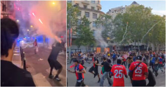 Copertina di Guerriglia a Parigi dopo la finale di Champions, 283 persone fermate: sette poliziotti feriti. Il video degli scontri