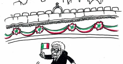 Copertina di La vignetta di Vauro