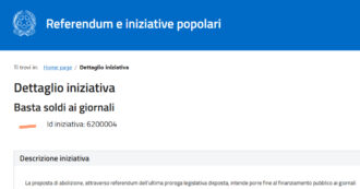 Perché ho deciso di sottoscrivere la richiesta di referendum per abrogare il finanziamento pubblico ai giornali