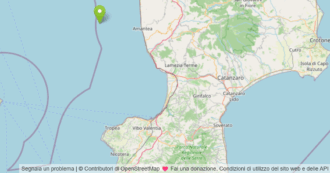 Copertina di Forte scossa di terremoto in Calabria: magnitudo 6.2 con epicentro in mare