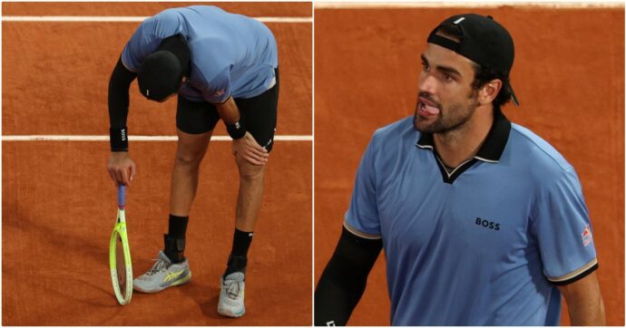 Dramma Berrettini: si ritira per infortunio, esce in lacrime. Arnaldi è in semifinale al Roland Garros