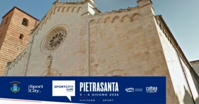Copertina di Weekend di cultura e sport a Pietrasanta: il 5-6 giugno c’è “Sportcity cult”. Il presidente: “Un modo per parlare alle coscienze di tutti”