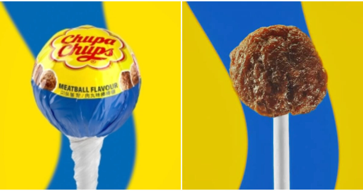 Le polpette dell’IKEA ora si possono leccare: ecco per la prima volta il Chupa-Chups al gusto di carne