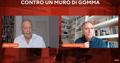 Copertina di Caso Minetti, noi contro il muro di gomma. Rivedi la diretta con Peter Gomez e Antonello Caporale