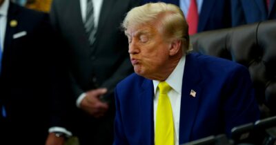 Copertina di Repubblicani contro Trump anche sulle armi all’Ucraina,  ma lo “salvano” dalle tasse