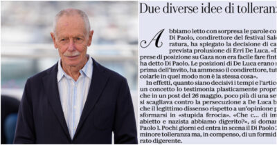 Copertina di “Repubblica” attacca il suo collaboratore Paolo Di Paolo con un corsivo anonimo per l’esclusione di Erri De Luca da Salerno Letteratura. “Da Robinson saltata una pagina sul festival”