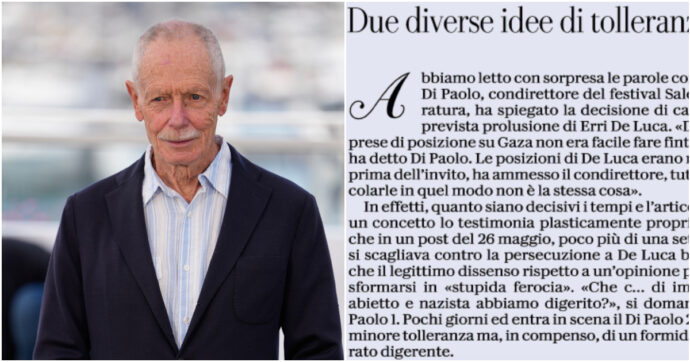 “Repubblica” attacca il suo collaboratore Paolo Di Paolo con un corsivo anonimo per l’esclusione di Erri De Luca da Salerno Letteratura. “Da Robinson saltata una pagina sul festival”