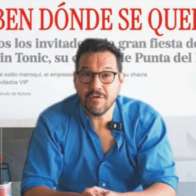 Copertina di Prima della grazia di Mattarella e delle inchieste del  “Fatto”: dei festini al Gin Tonic aveva già parlato la tv uruguaiana