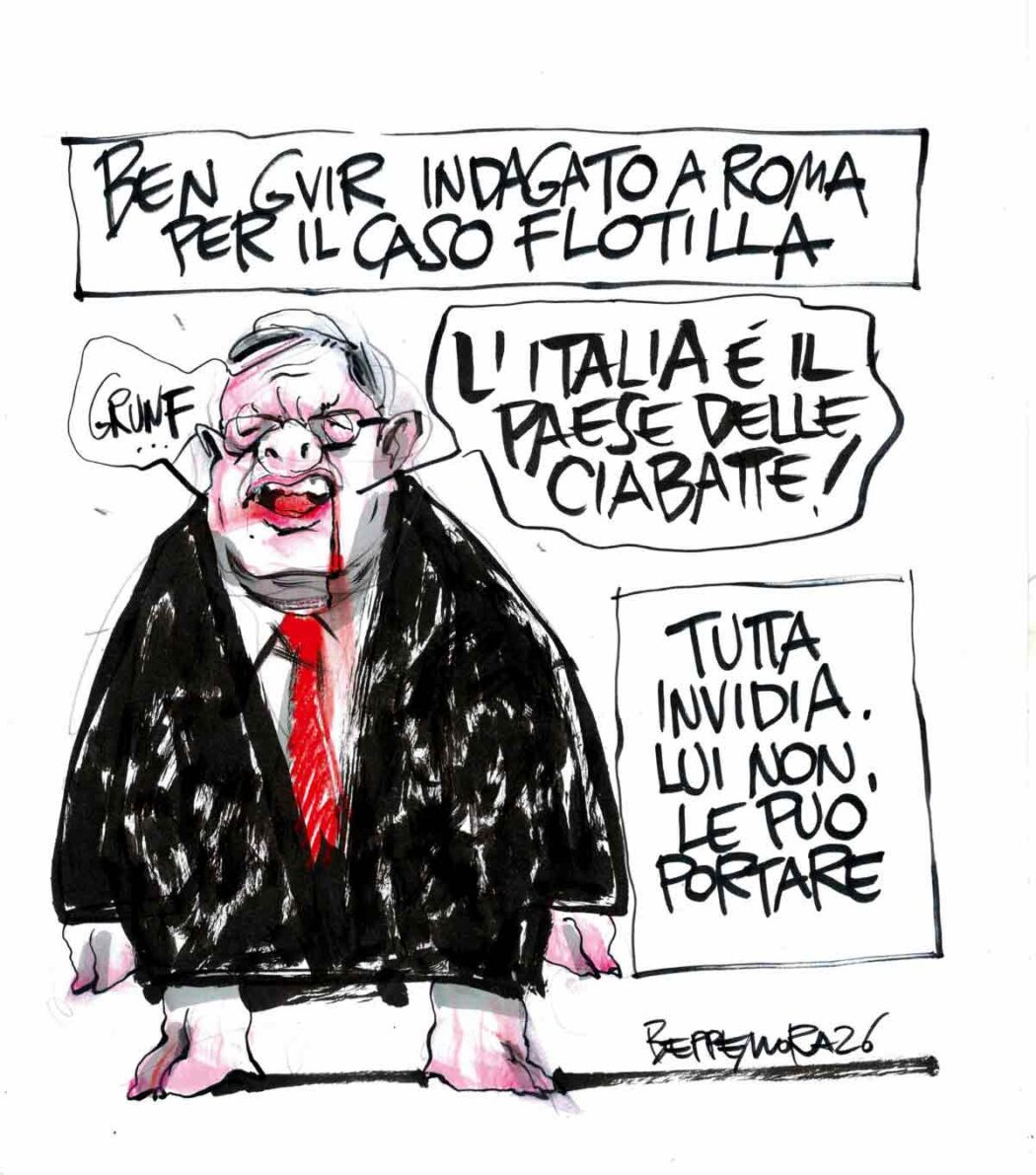 La vignetta di Beppe Mora