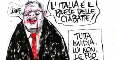 Copertina di La vignetta di Beppe Mora