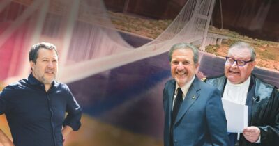 Copertina di Ponte sullo stretto, sotto inchiesta per corruzione gli “amici del governo”