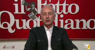 Copertina di Travaglio a La7: “Dare ragione a Minetti e chiedere scusa? Ma neanche per sogno. La grazia da Mattarella non andava data, punto”