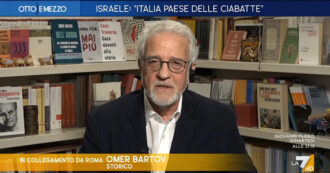 Copertina di Omer Bartov a La7: “A Gaza è genocidio, chi vede e non agisce ne è complice. Definire antisemitismo il rifiuto del sionismo è una sciocchezza”