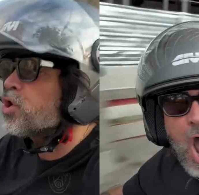 “Chi tocca uno di noi, tocca tutti quanti”: Lele adani si filma mentre sfreccia in motorino cantando Geolier, il video su TikTok fa discutere