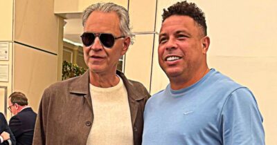 Copertina di Ronaldo a Bocelli: “Ti ho visto con Sinner. Sono geloso di entrambi, mi sono innamorato”. Il video dell’incontro