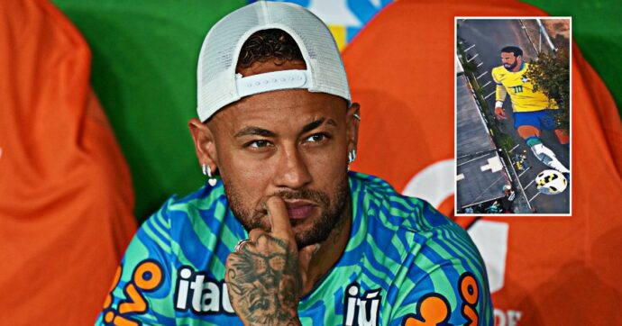 La strada di Neymar: a Novo Hamburgo spunta il maxi murale dedicato al campione brasiliano
