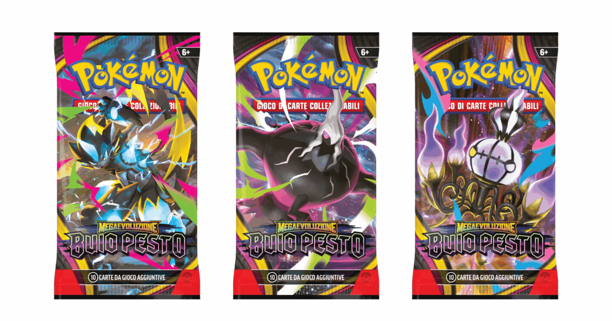 Pokémon Megaevoluzione – Buio Pesto, in anteprima alcune nuove carte della prossima espansione del gioco di carte Pokémon