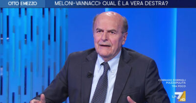 Copertina di Bersani a La7: “Vannacci e le dichiarazioni sui gay? Pensa che siamo tutti bambini deficienti. La sinistra reagisca”