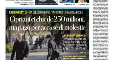 Copertina di La causa contro il Fatto e il tentativo di trasformare un’inchiesta giornalistica in danno economico