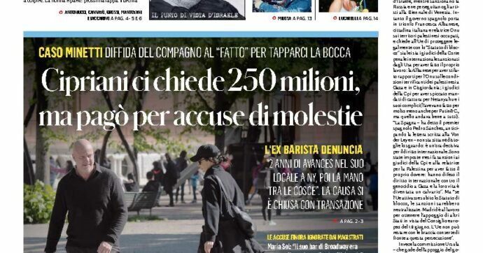 La causa contro il Fatto e il tentativo di trasformare un’inchiesta giornalistica in danno economico
