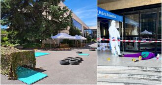 Copertina di Esercitazioni militari e cani robot: Saxa Rubra sembra un teatro di guerra nella giornata per i bimbi dei dipendenti Rai
