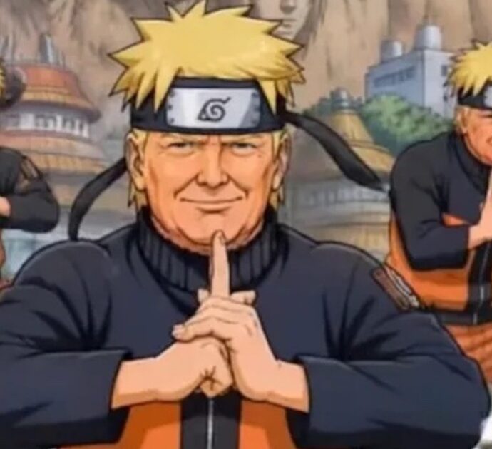 Trump si traveste da Naruto in un video AI e e scatena la protesta degli appassionati di manga: “Non trasformate i nostri eroi in strumenti politici”