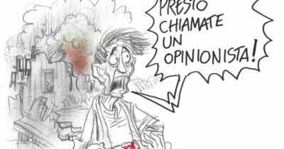 Copertina di La vignetta di Vauro