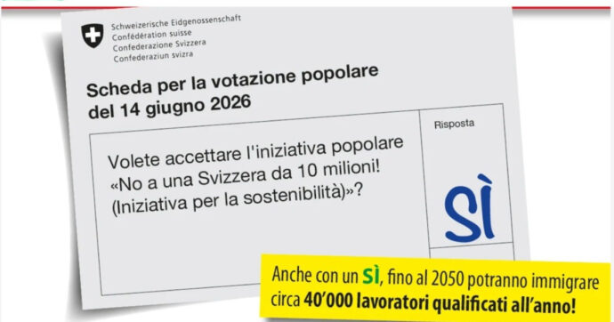 “Non più di 10 milioni di abitanti”: la Svizzera vota la stretta sull’immigrazione