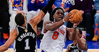 Copertina di Spurs-Knicks, verso gara 5: Anunoby, lampi da MVP. Alcuni appunti sul gioco di Wembanyama | NBA Freestyle