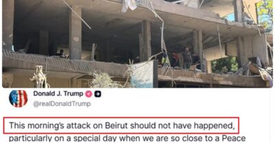 Copertina di Israele torna a colpire: tre morti a Beirut. Teheran: "Gli Usa non sanno mantenere gli impegni". Ira di Trump contro Tel-Aviv: "Attacco che non doveva accadere, non deve saltare l'accordo" 