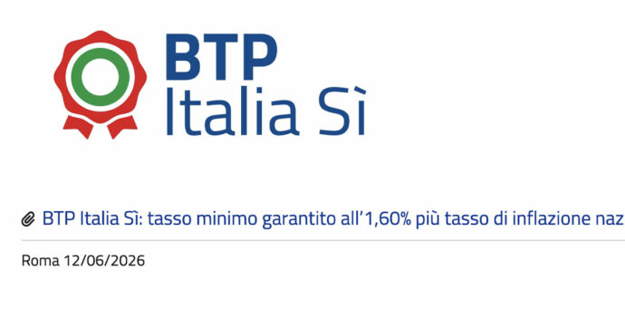 Btp Italia Sì: al via il collocamento del nuovo titolo di Stato. Rendimento minimo all’1,6 per cento