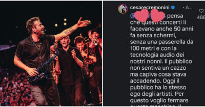 Copertina di “Oggi il pubblico ha lo stesso ego degli artisti. Per questo voglio fermare questa macchina”: Cesare Cremonini replica sull’organizzazione del concerto all’Ippodromo La Maura