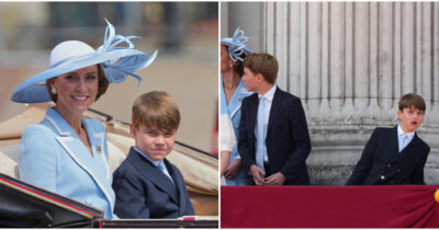 Copertina di Tutti pazzi per il principino Louis al balcone reale: fa le smorfie, si stacca dai reali e guarda gli aerei per conto suo. Mentre George riesce a trattenere lo starnuto