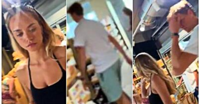 Copertina di Jannik Sinner e Laila Hasanovic insieme al supermercato: la spesa del tennista | Video