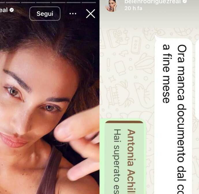 Belén Rodriguez ha superato l’esame di italiano perla cittadinanza: ecco cosa le manca adesso per concludere la procedura