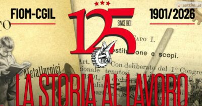 Copertina di “La storia al lavoro”, i 125 anni della Fiom – La diretta da Livorno