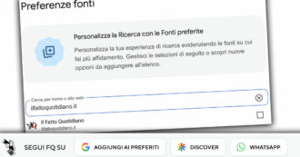 Copertina di Google ti permette di scegliere le tue “Fonti preferite”: ecco come selezionare Il Fatto Quotidiano in meno di un minuto